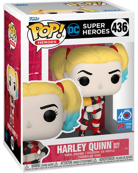 DC Comics Harley Quinn with Belt Pop! Vinyl Figure - Previews Exclusive
