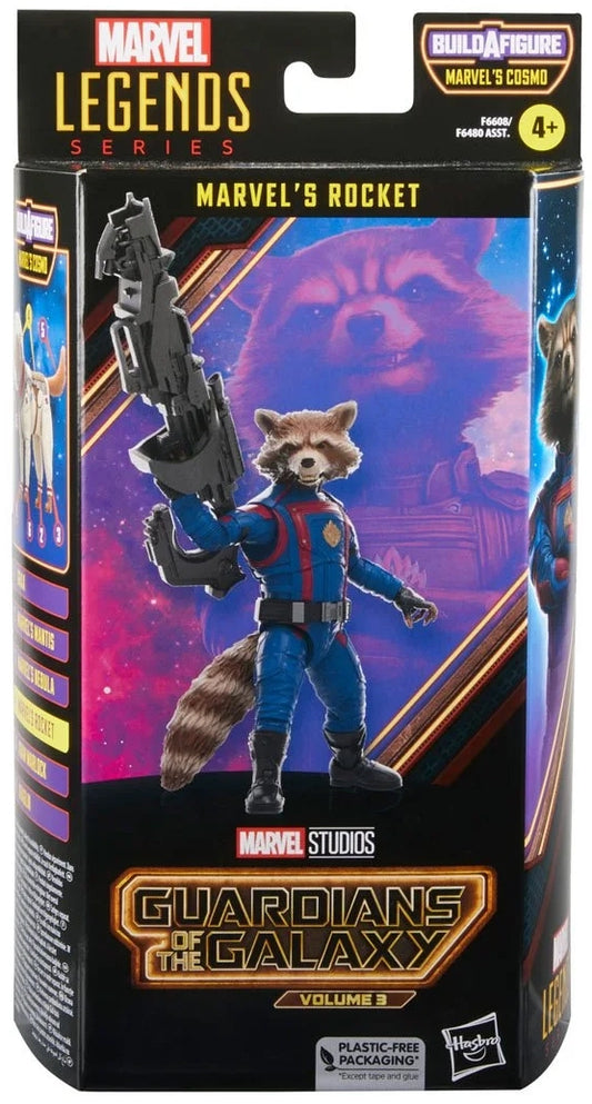 Guardians of the Galaxy Vol. 3 Marvel Legends Rocket 6-Inch Action Figure