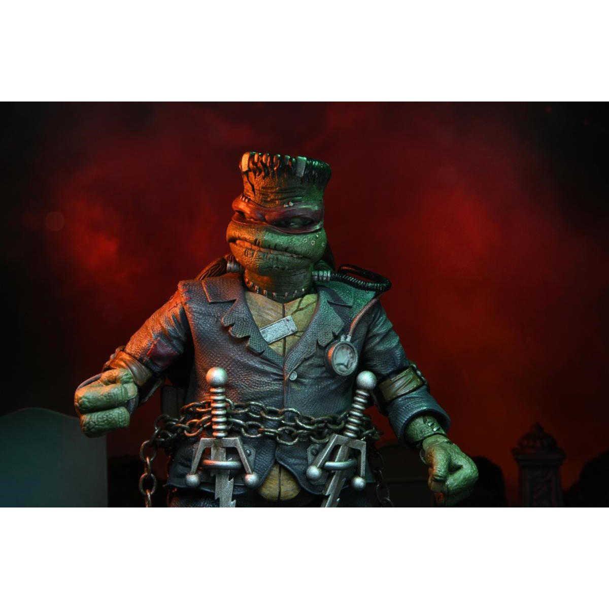 NECA - Universal Monsters x - Teenage Mutant Ninja Turtles - Ultimate Raphael as Frankenstein's Monster 7-Inch Scale Action Figure