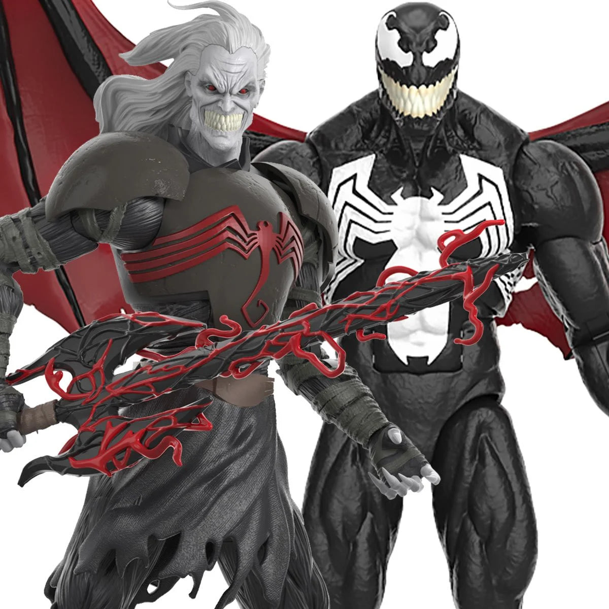 Spider-Man - Marvel Legends -  King in Black Knull and Venom - 6-inch Action Figure 2-Pack