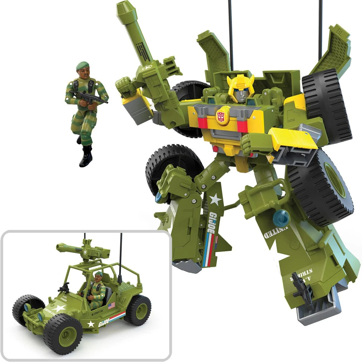Transformers Collaborative: G.I. Joe Mash-Up, Bumblebee A.W.E. Striker & Lonzo “Stalker” Wilkinson