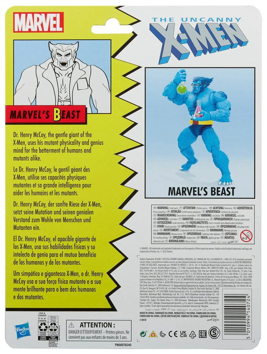 X-Men Retro Marvel Legends 6-Inch Beast Action Figure