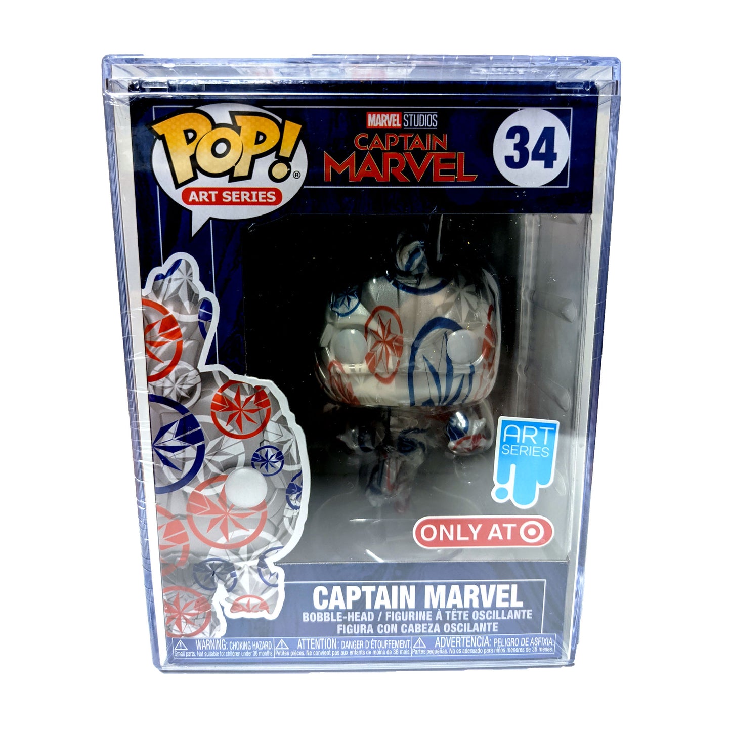 Funko POP Marvels Captain Marvel Art Series #34