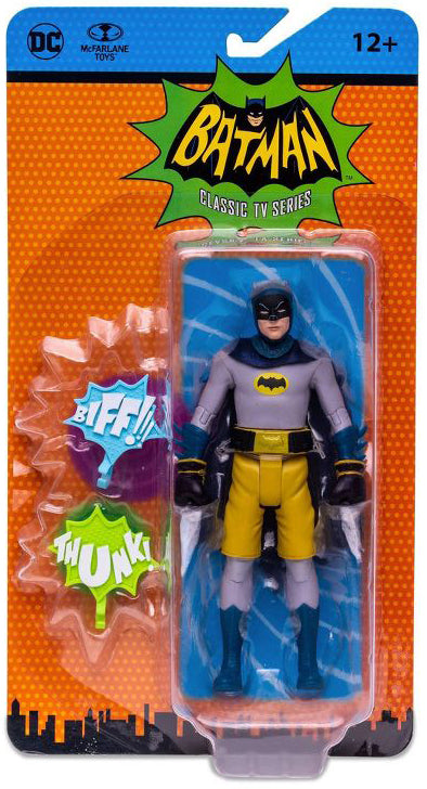 DC McFarlane -Boxing Gloves Batman - Retro Figure Classic TV Series 1966 6"