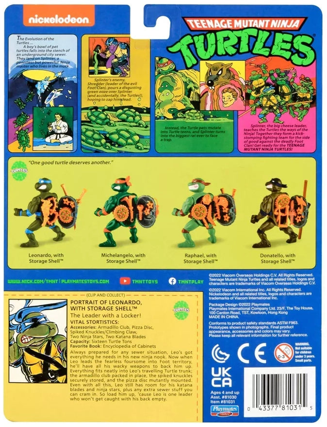 Teenage Mutant Ninja Turtles 4" Leonardo Action Figure