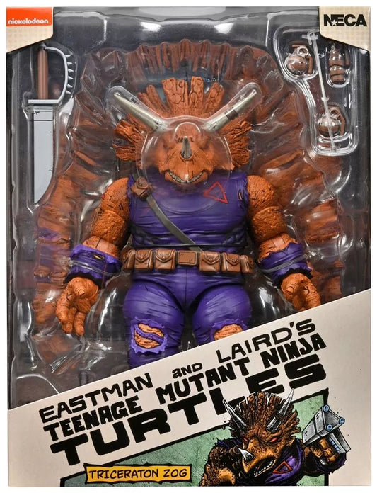 Teenage Mutant Ninja Turtles - Mirage Comics Triceration Zog 7" Deluxe Action Figure