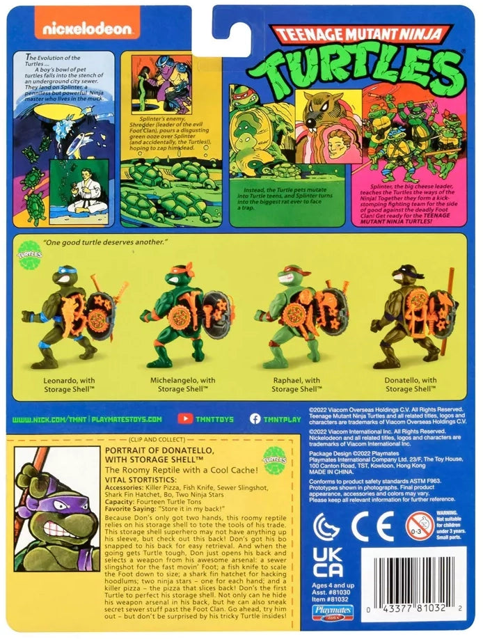Teenage Mutant Ninja Turtles 4" Donatello Action Figure