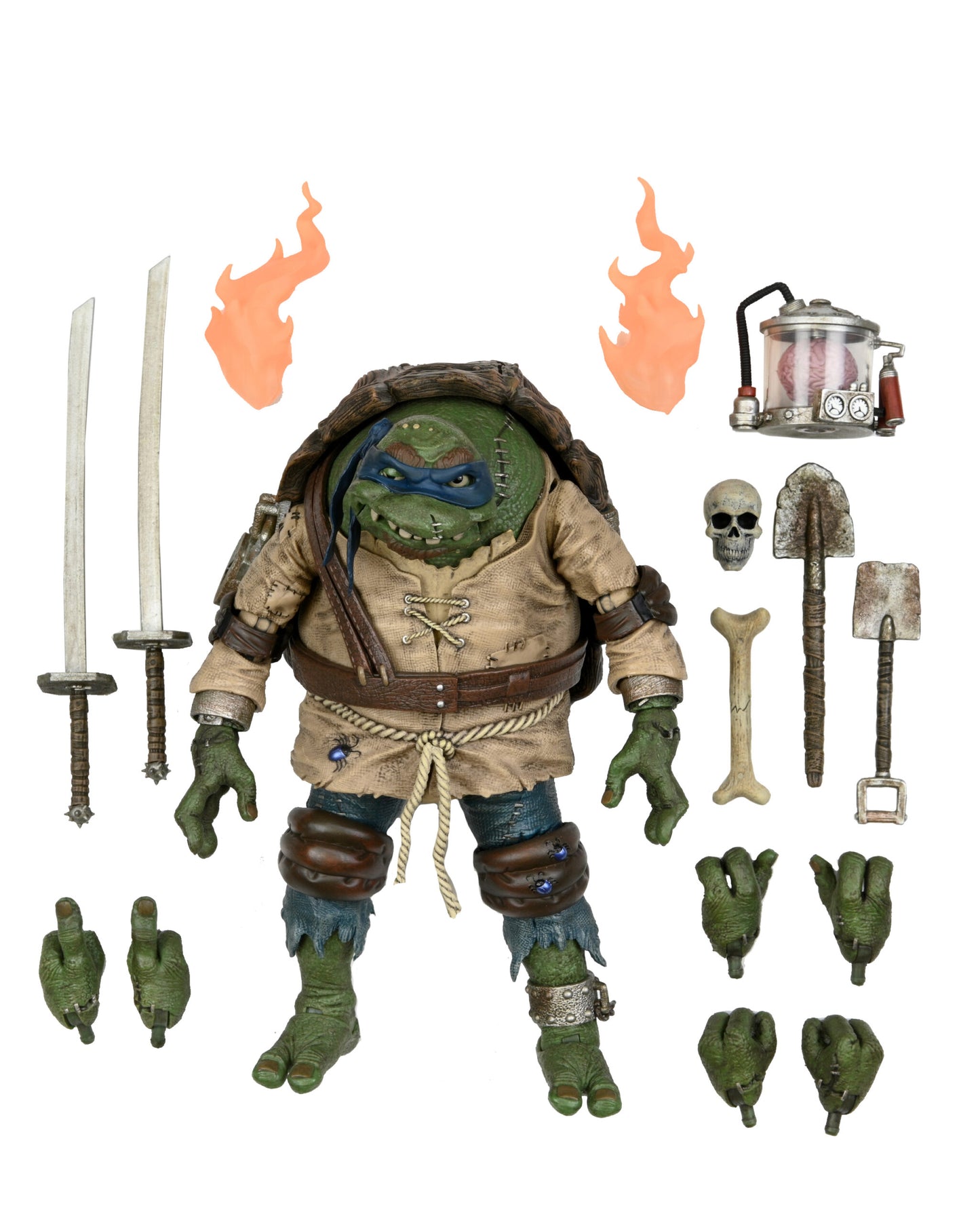 Universal Monsters x Teenage Mutant Ninja Turtles 7” Scale Action Figure – Ultimate Leonardo as The Hunchback