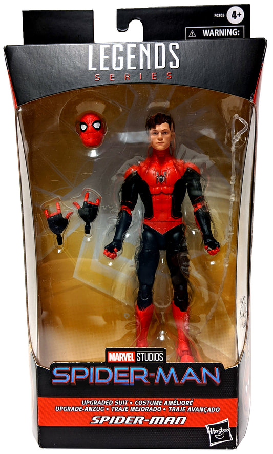Marvel Legends - Spider-Man - No Way Home - Unmasked Spiderman Upgraded Suit - Walmart Exclusive