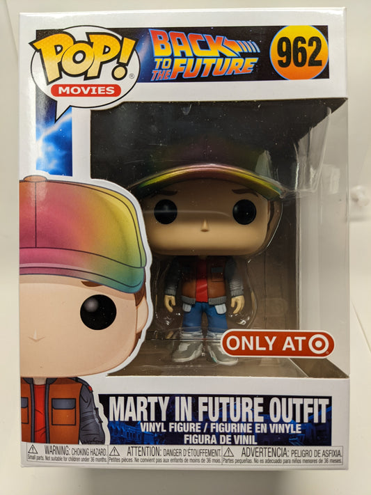 Funko Pop - Back to the Future - Marty in Future Outfit - Target Exclusive #962
