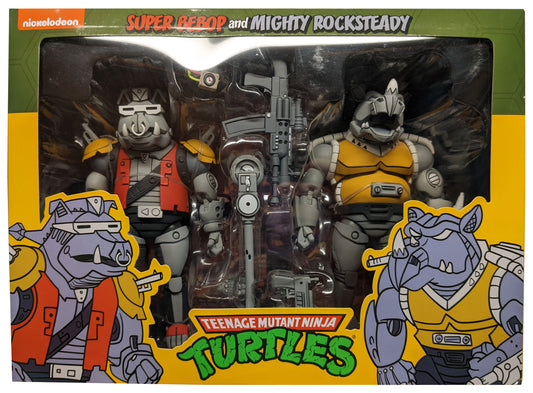 NECA - T.M.N.T - Super Bebop and Mighty Rocksteady - 2 pack