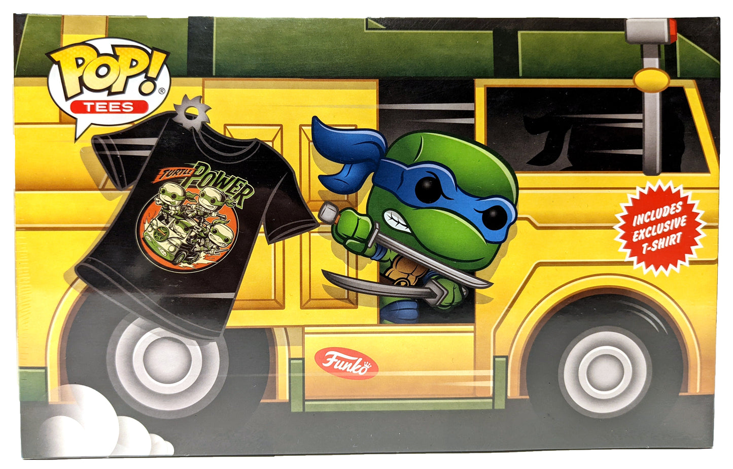 Funk Pop Tees - Teenage Mutant Ninja Turtles - Turtle Power - X-Large T-shirt
