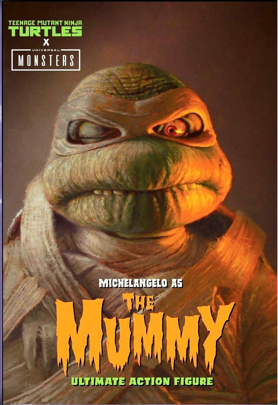 NECA Universal Monsters/Teenage Mutant Ninja Turtles 7” Scale Action Figure  Michelangelo as The Mummy 54187 - Best Buy