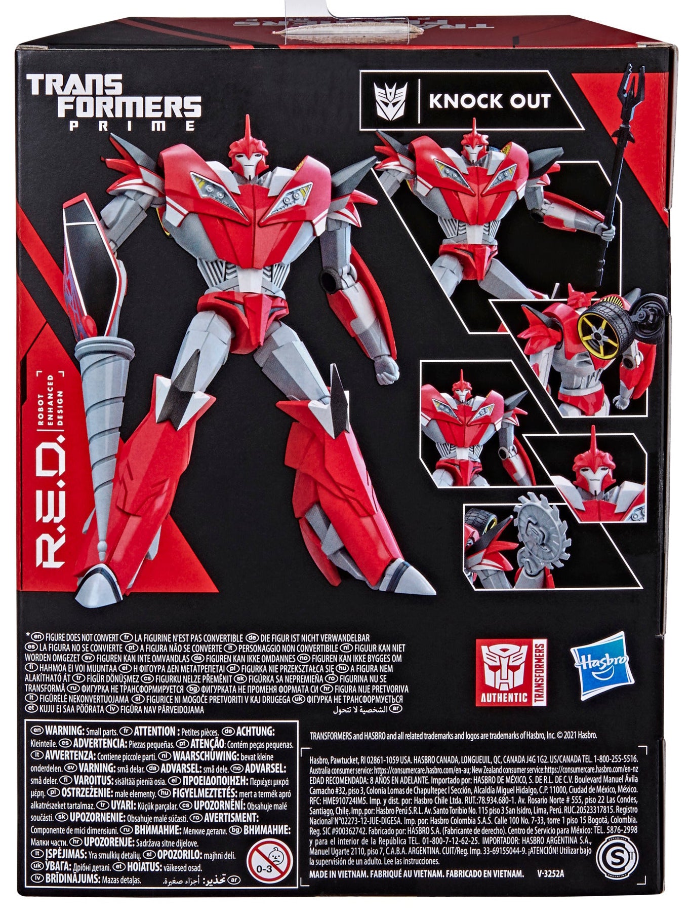Transformers R.E.D. [Robot Enhanced Design] Transformers: Prime Knock Out - Walmart Exclusive