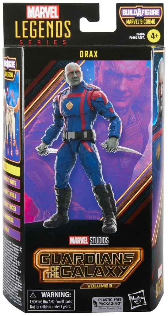 Guardians of the Galaxy Vol. 3 Marvel Legends Drax 6-Inch Action Figure