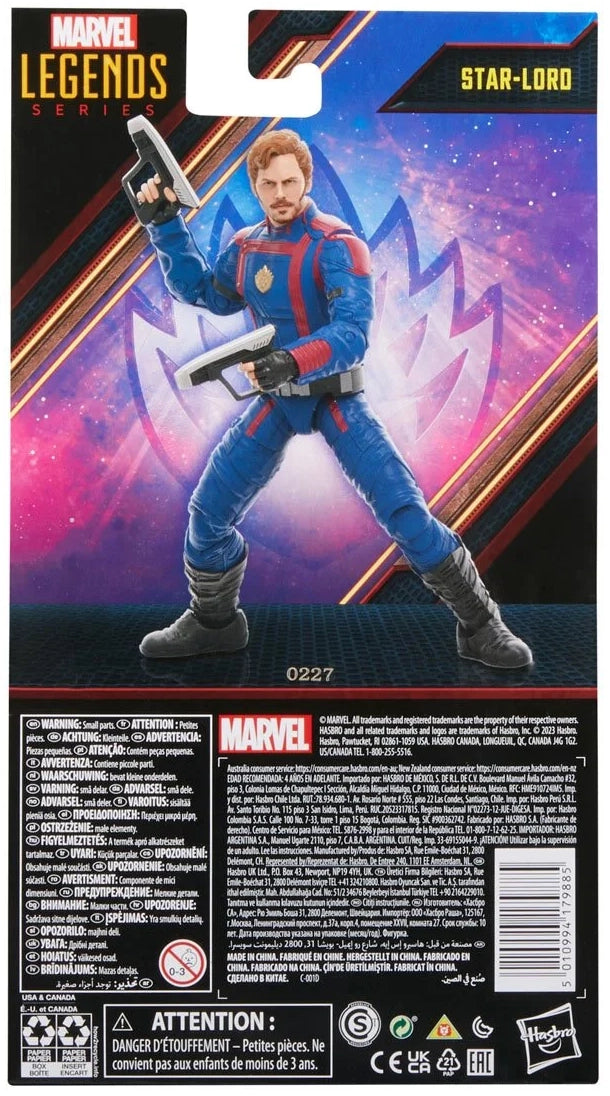 Guardians of the Galaxy Vol. 3 Marvel Legends Star-Lord 6-Inch Action Figure