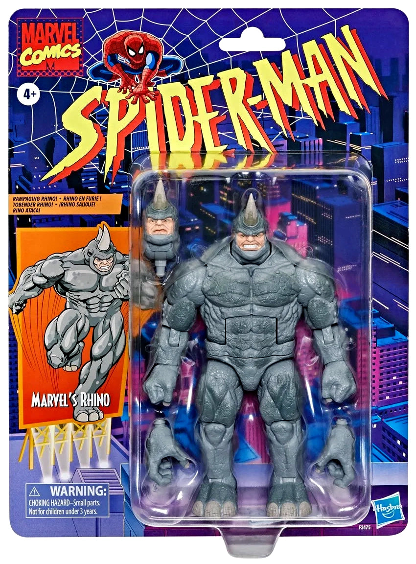 Marvel Comics - Retro - Spider-Man -  Rhino 6-Inch Action Figure