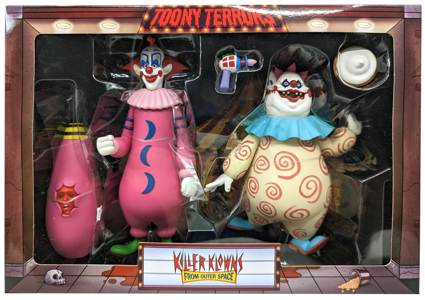 NECA - Killer Klowns From Outer Space Toony Terrors Slim & Chubby Two-Pack